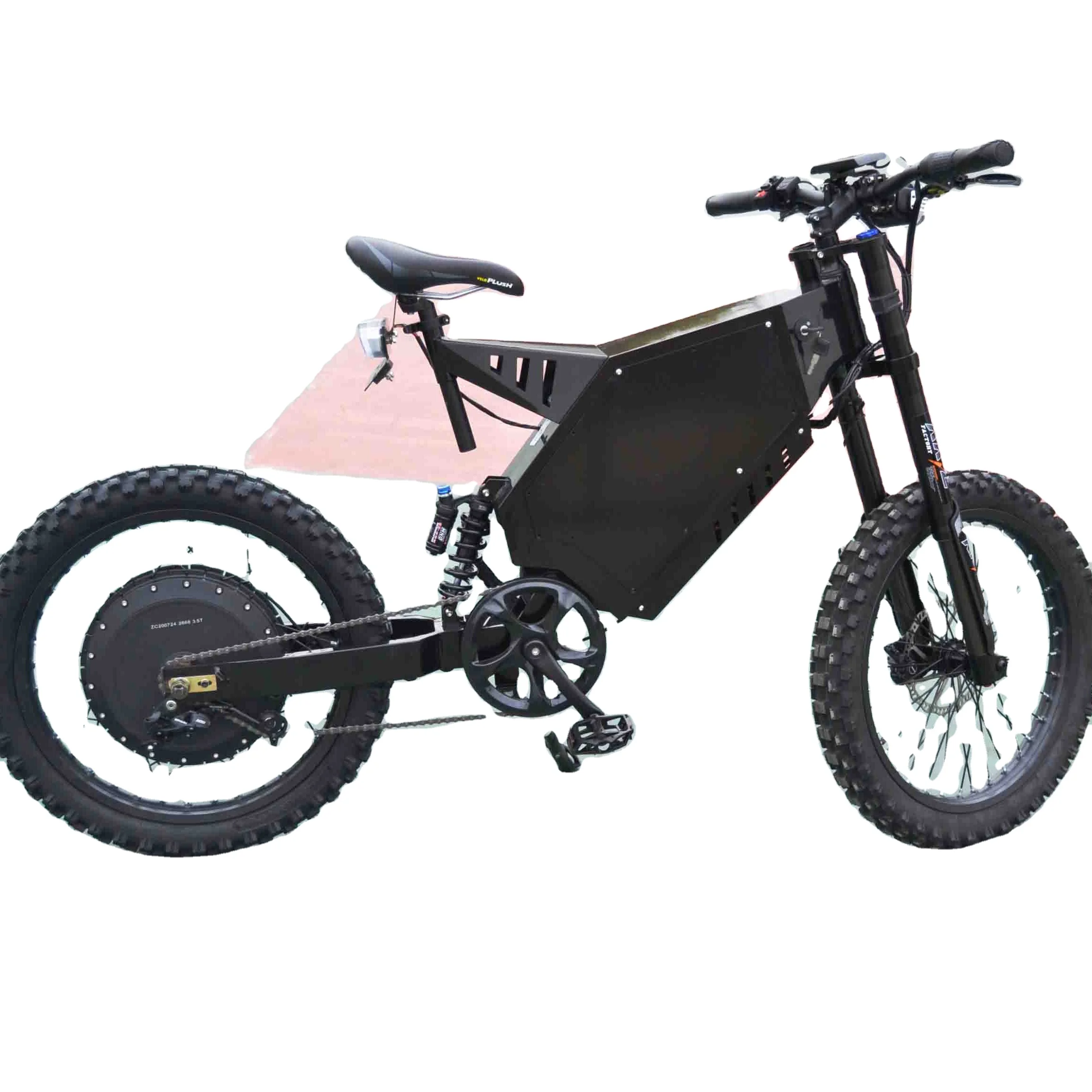 Bici Elettrica Enduro Super Potente 3000/5000/8000/12000/15000 Watt  Monoblocco con Luci LED a Fascio e Indicatori di Direzione