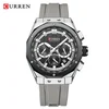 5 Black Case Silver Dial