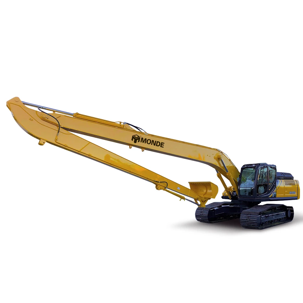 MONDE 2024 New Design Excavator Long Reach Boom  Long Arm Extension Arm for River Dredging Demolition Work Demolition Work