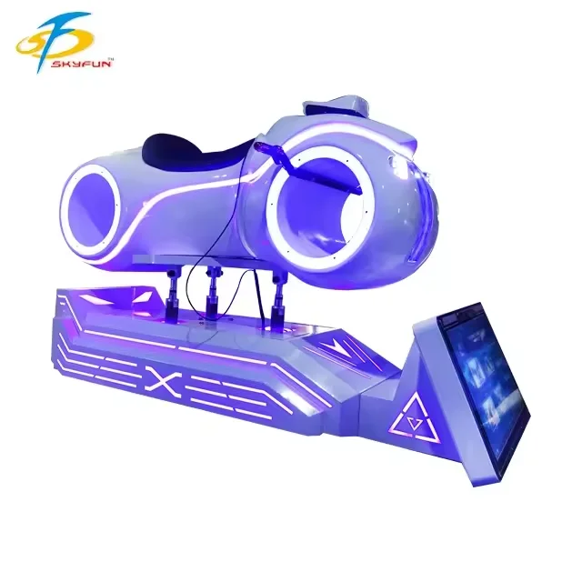 Amusement Park 9D Virtual Reality Racing Game Machine Driving Simulator Racing Car VR Simulator
