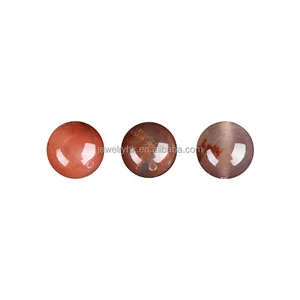 Round South Red Egg-shaped Ring Band Ice-Drop Beaded Pure Natural South Red Agate Beaded Necklace Jewelry Production