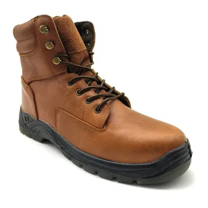 Steel Toe Safety Shoes Mid-Top Mesh Upper Anti-Smash Anti-Puncture Anti-Slip Water-Resistant European Standard Outdoor Autumn