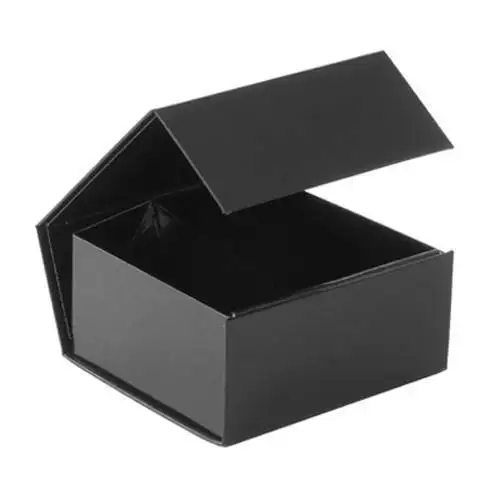 Custom Design Cardboard Black Magnetic Gift Box With Magnet Boxes For Gift Pack Foldable Gift Magnetic Box