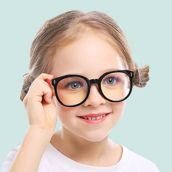 Soft Kids Glasses with Blue Light Blocking Anti-Radiation Features  Fashionable Frame Optical Silica Gel Eyeglasses for Children