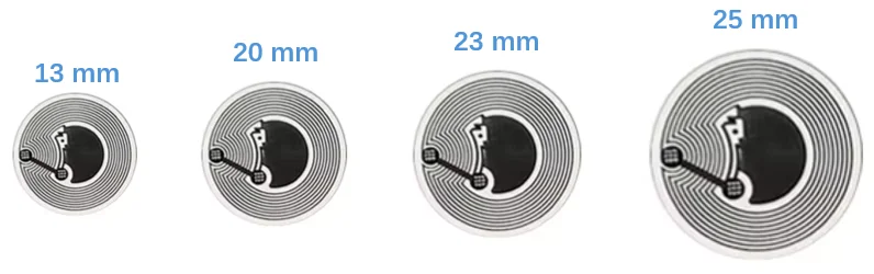 Chip Tag In Stock 13.56mhz NFC Smart RFID Sticker 213 Chip Tags