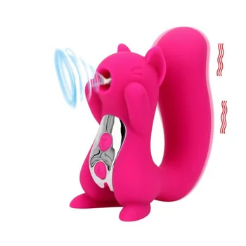 Dropshipping Wireless Squirrel Clitoral Sucking Vibrator Adult Sex Toys Water Proof Silicone Vibrator For Women