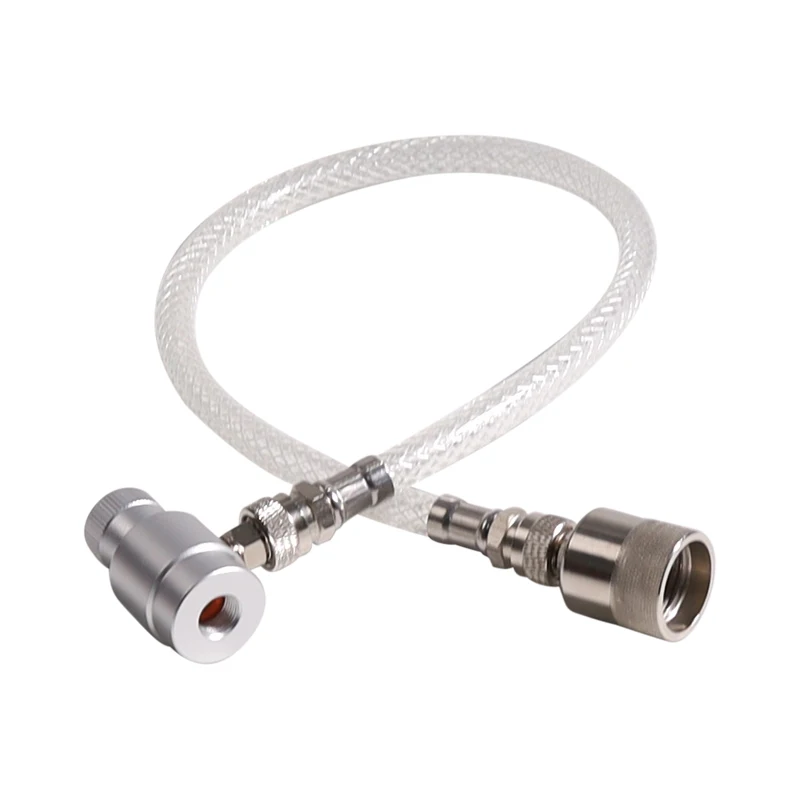 Clear NO2 Gas Refill Hose Adapter for Nitrous Oxide Cylinder Whipped Cream Chargers Dispenser Food Grade