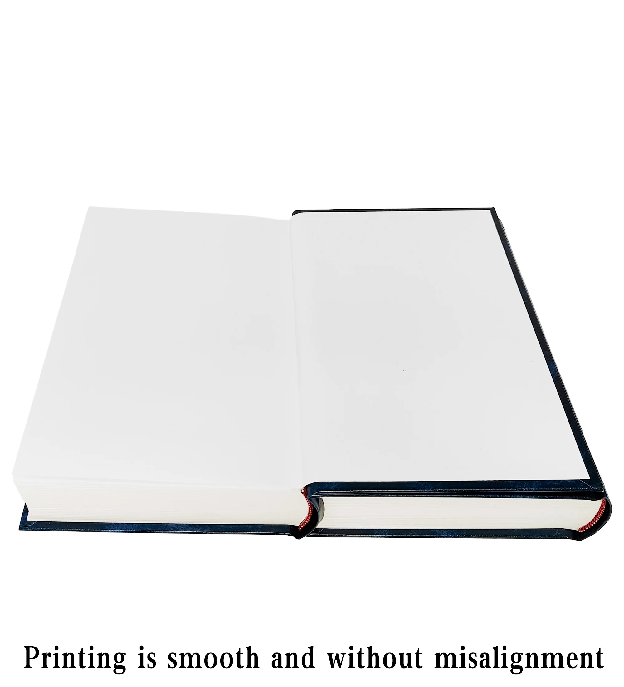 Factory High Quality High-end Leather Textured Book With Full Gold Foil Stamping Embossing Hardcover Book Printing details