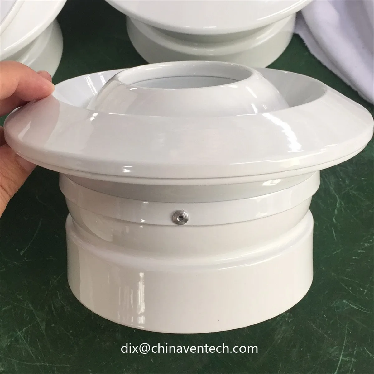 Hvac high ceiling round jet diffuser supply air adjustable air vent diffuser