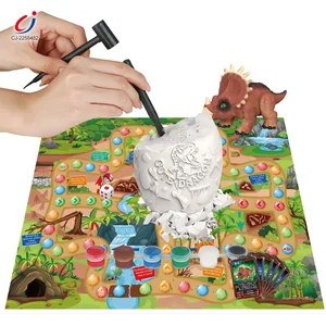 Graffiti Drawing Educational Science Archeology Toy Paint Your Own Dinosaur Art Set Diy Color Dinosaur Toy Painting Kit for Kids