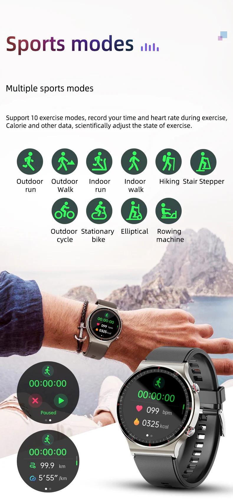 2022 ECG PPG Reloj Inteligente Full Touch Screen G08 Smart Watch with Blood Oxygen Body Temperature Blood Pressure and Heart Rate (15).jpg