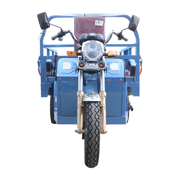 Open-Body 3-Wheel Electric Cargo Tricycle with 60v Battery Tipper Efficient Electric Tricycles for Cargo Transportation