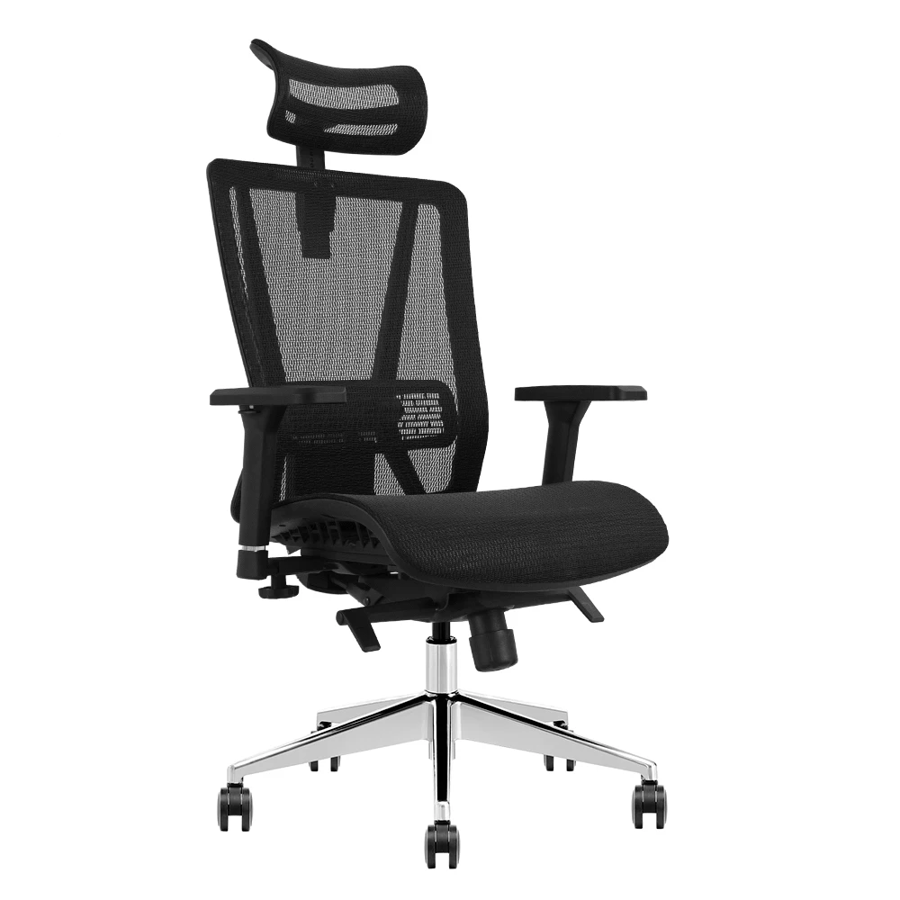 Modern High-Back Ergonomic Office Chair with Full Mesh Fabric ...