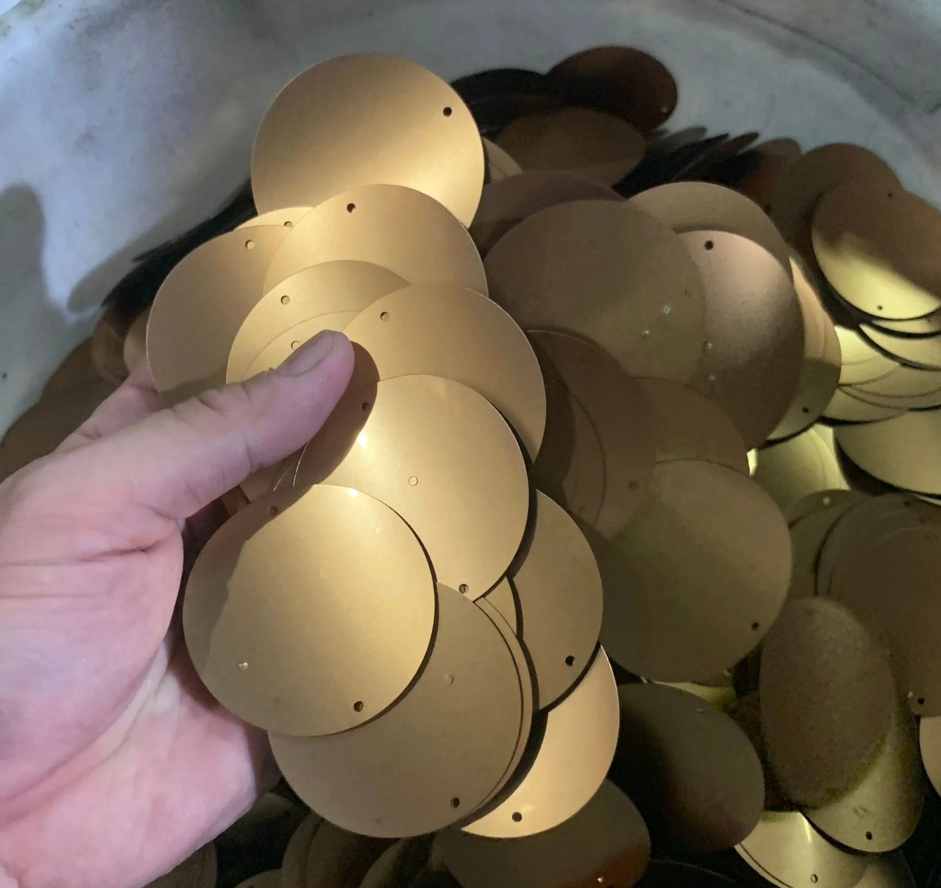 Лидер продаж, 2023 30 мм блестки, большие круглые свободные блестки