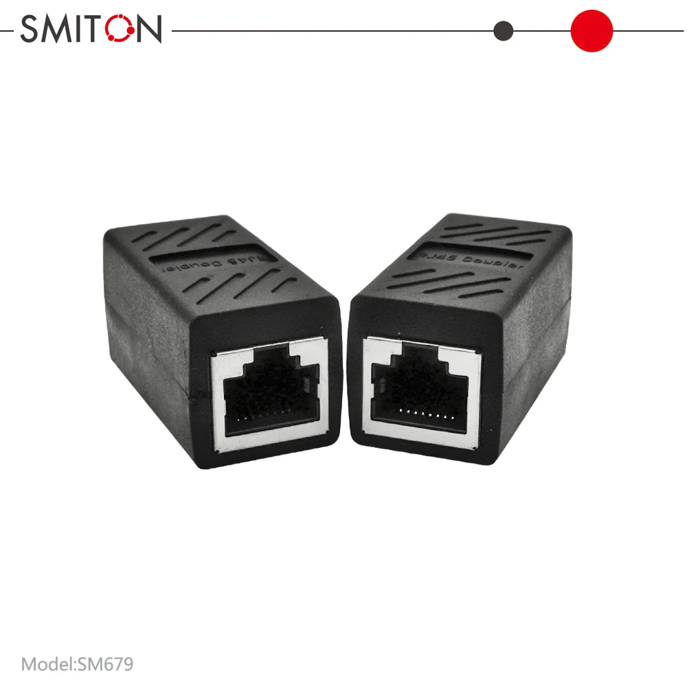 Rj45 Socket Network Lan Connector Network Cable Extender Cable