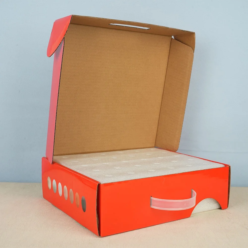 Box Printing Custom Reusable Corrugated Cardboard Quail Chicken Dozen Egg Paper Packaging Boxes Carton with Inseart Foam