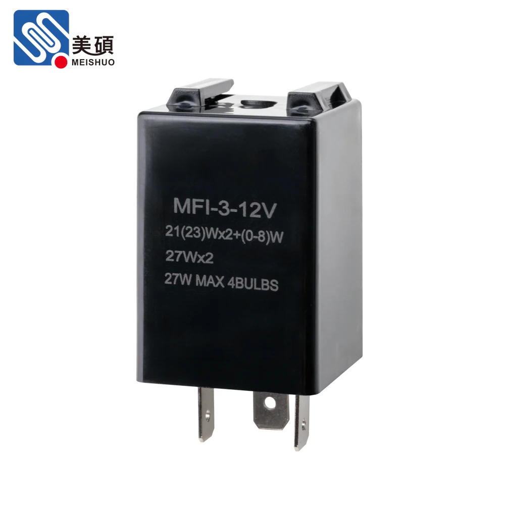 MFI-3-12V 3P 12V DC Low Power Flasher Relay Unit Multi-Purpose for Turn Signal Hazard Warning & Strobe Lights