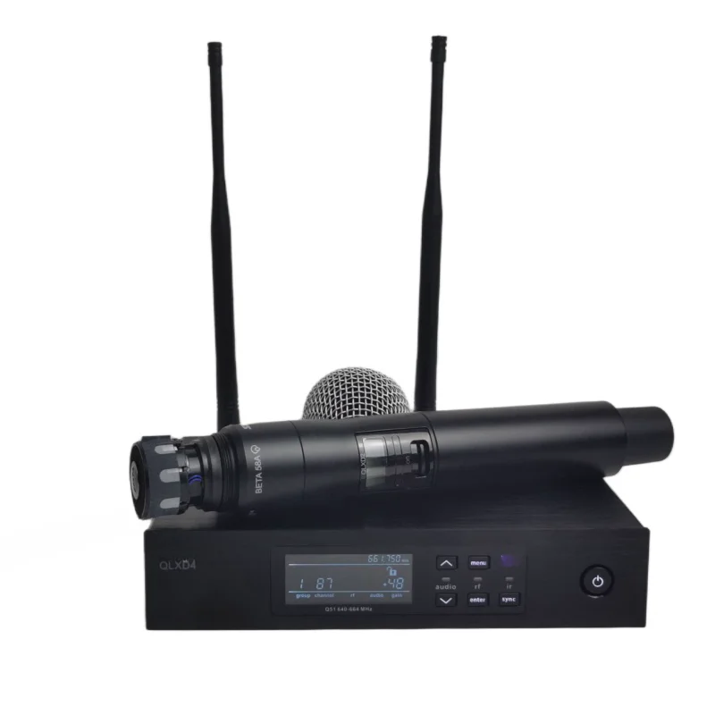 QLXD4 Beta58 Wireless Microphone System - Professional Handheld