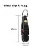 Clip piccola - Nera (con anello da 20 mm di diametro)
