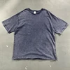 slub cotton t-shirt - navy blue