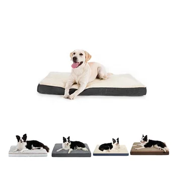 large soft warm dog beds luxury bed  washable comfortable  rectangle cat bed removable pet cushion