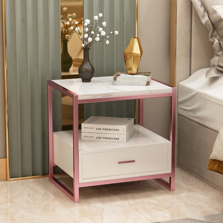 marble top nightstand modern