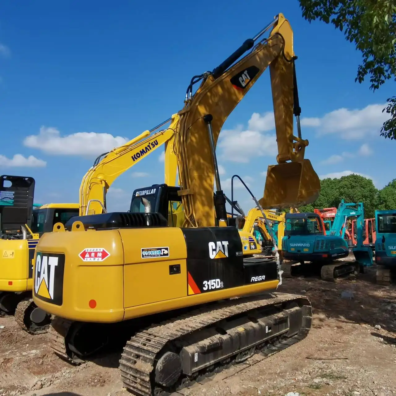 Used Caterpillar Excavators 315d 315d2 Tracked Digger Japan Made Used
