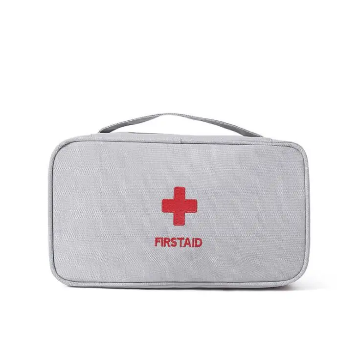 Custom LOGO Emergency Oxford Zipper Medical Bag Empty Survival First aid Pouch Handled Bag supplier