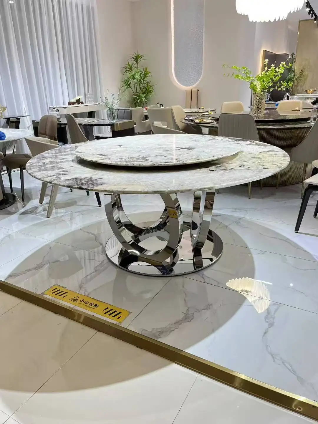 product ydstone modern  tables can be customized with natural marble suitable for use in restaurants and households-3