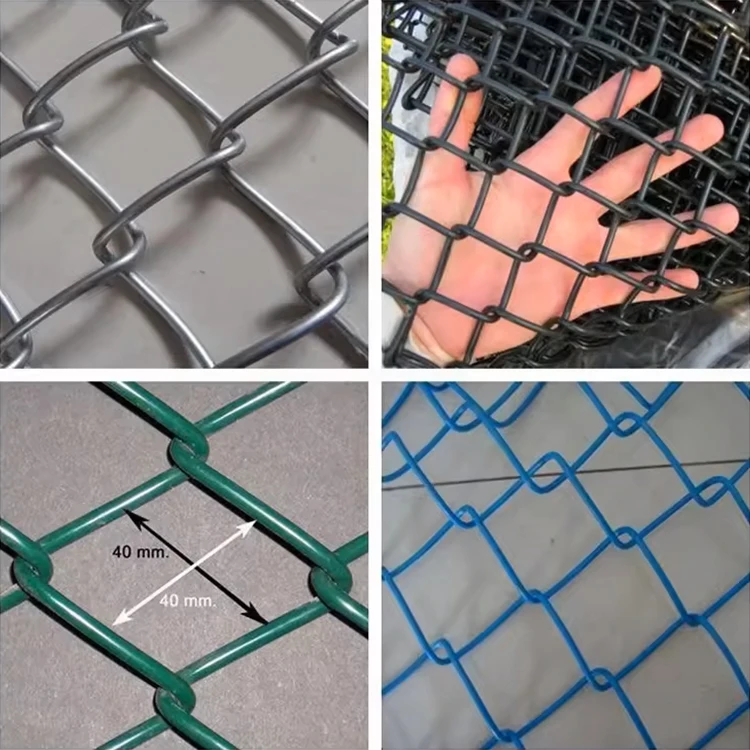 Hot sale galvanized steel 8 foot chain link fence garden cyclone wire fence for sale supplier