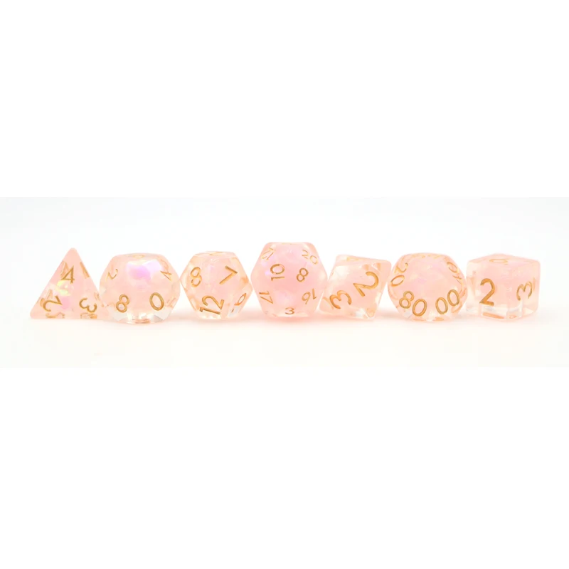 Daus de joc de resina transparent de 16 mm d'alta qualitat personalitzats amb opcions de 12 i 20 cares amb aspecte vellutat