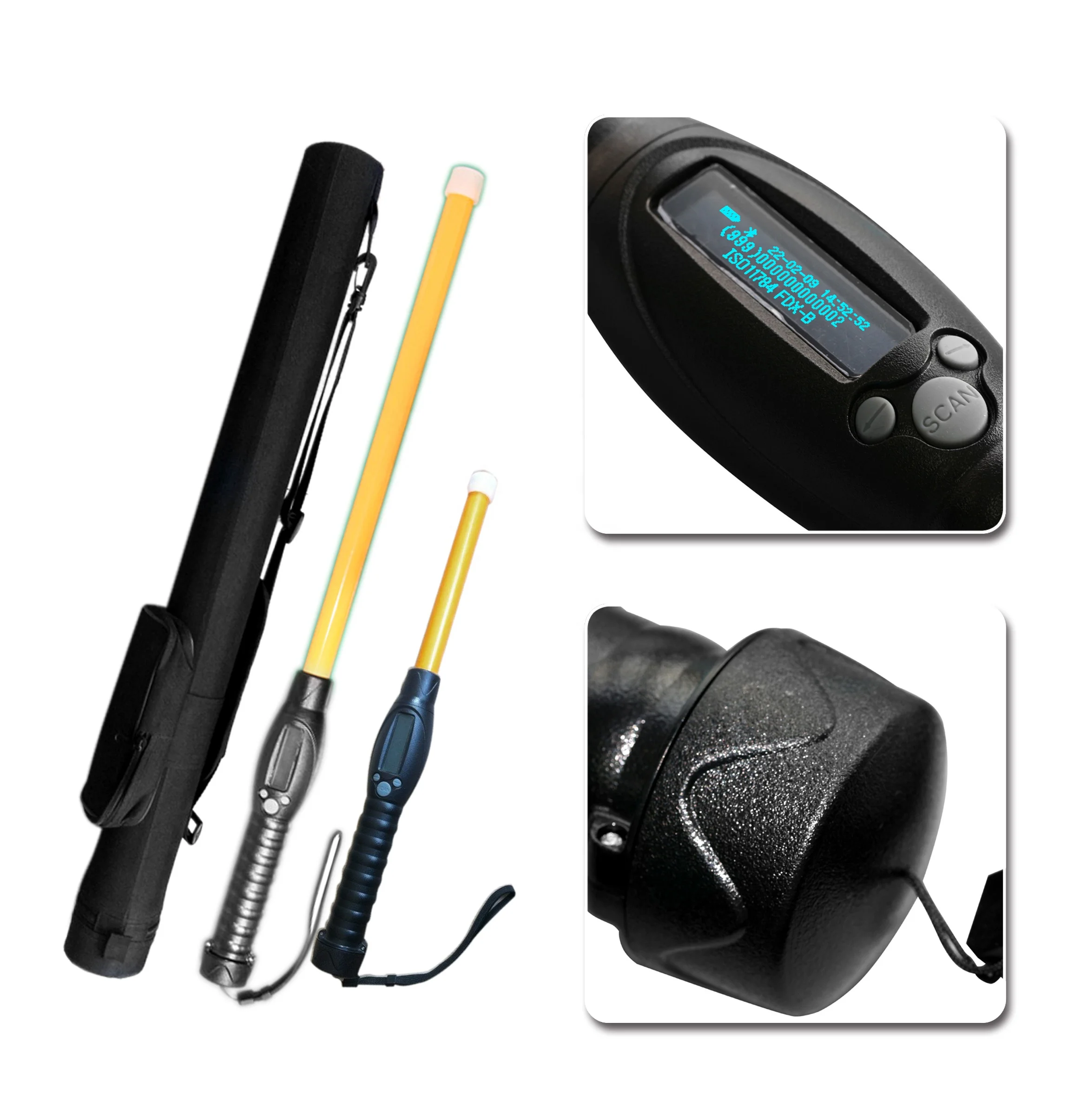 LF RFID Microchip Scanner with USB Interface 90 X 70 X 25mm Dimensions