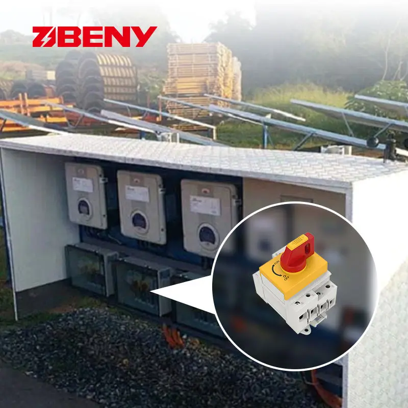 ZJBENY 1200V DC Isolators for Disconnecting PV Solar Arrays