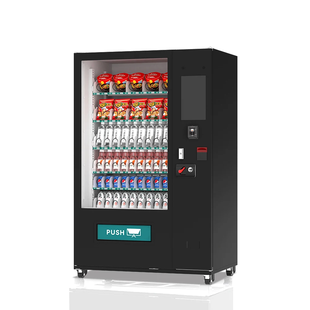 Commercial Greece Automatic Vending Machine Selling Groceries Cigarettes Snacks Cosmetics Vending Machine Gsm