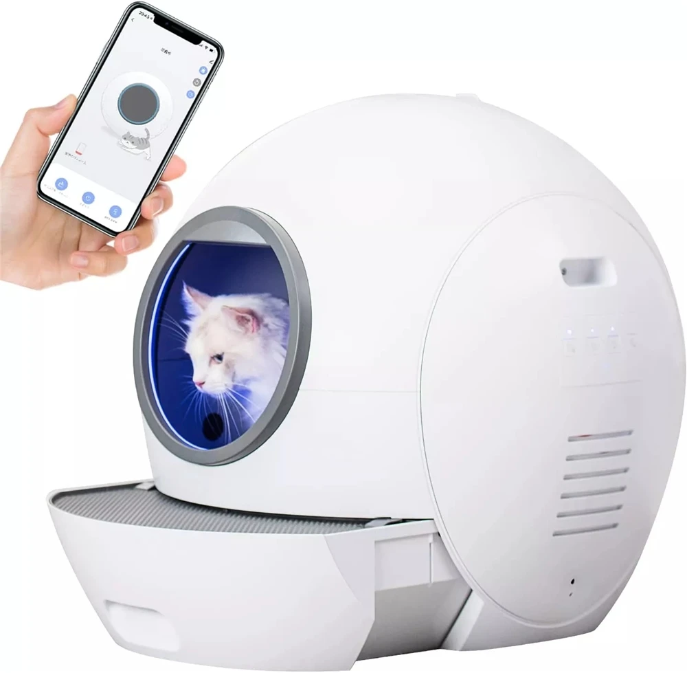 2022 Automatic Cat Toilet Self Cleaning Cats Sandbox Smart Litter Box ...