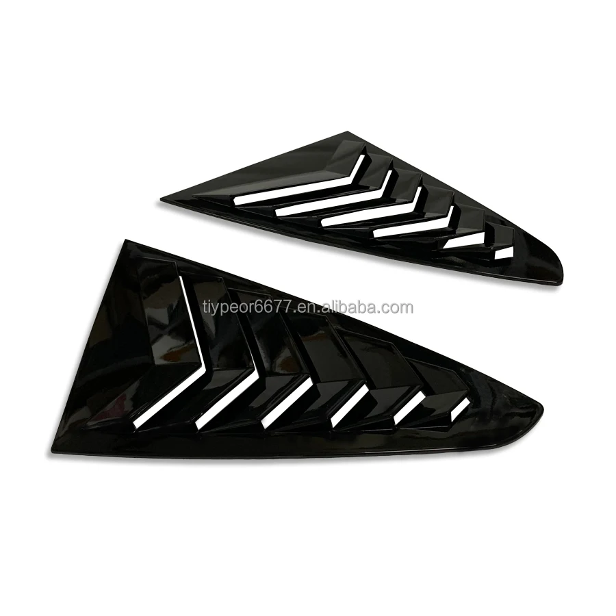 product tiypeor auto exterior accessories for mg7 mg 7 jdm car rear side window louvers air vent scoop shades cover blinds-5