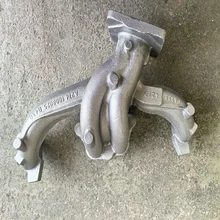 Custom Made Ductile Cast Iron Turbo Manifold Manufacturer's Sand Casting for Machinery Parts Application
