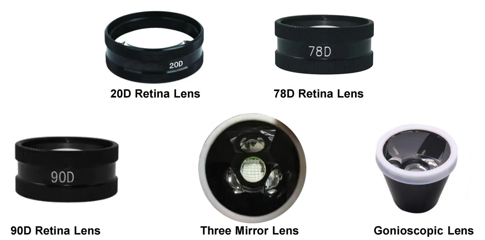 Ophthalmic Retina Lens 90D Optical Aspheric Lens for Slit Lamp 90D Fundus Lens