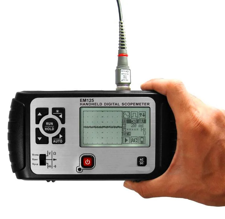 Digital Oscilloscope Portable 25MHz Single Channel 6000-count Chip Multimeter Large LCD Screen High-speed CPU
