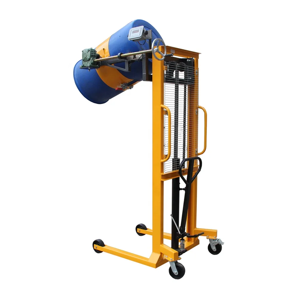 DA400A DA400B Factory Electric Drum Lifter Electric Oil Drum Forklift Porter Lifter 400KG