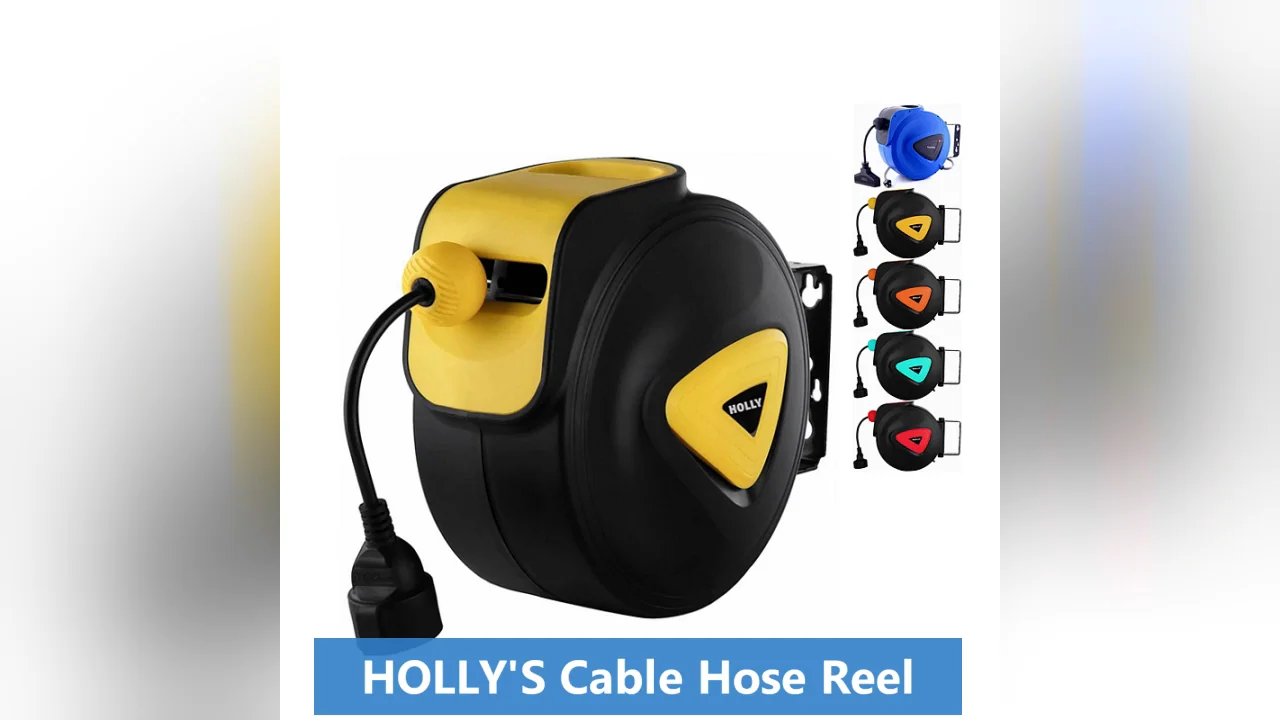 50ft Retractable Cable Reel Different Length Customization 15m Cable ...