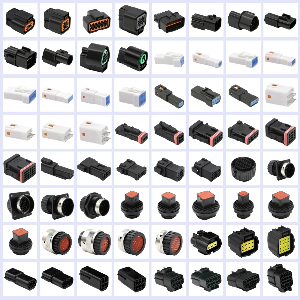 CHENF Auto Electrical Connectors 2/3/4/5/6/7/8/9/10 Pin Waterproof Terminals Automotive Wire Harness and Power Connectors