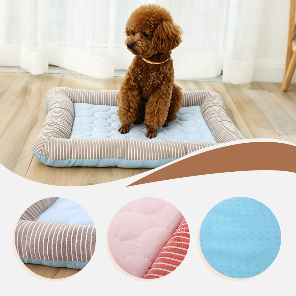 Winter Dog & Cat Bed Solid Square Soft Fleece Pet Sleeping Cover Warm  - product detail 2