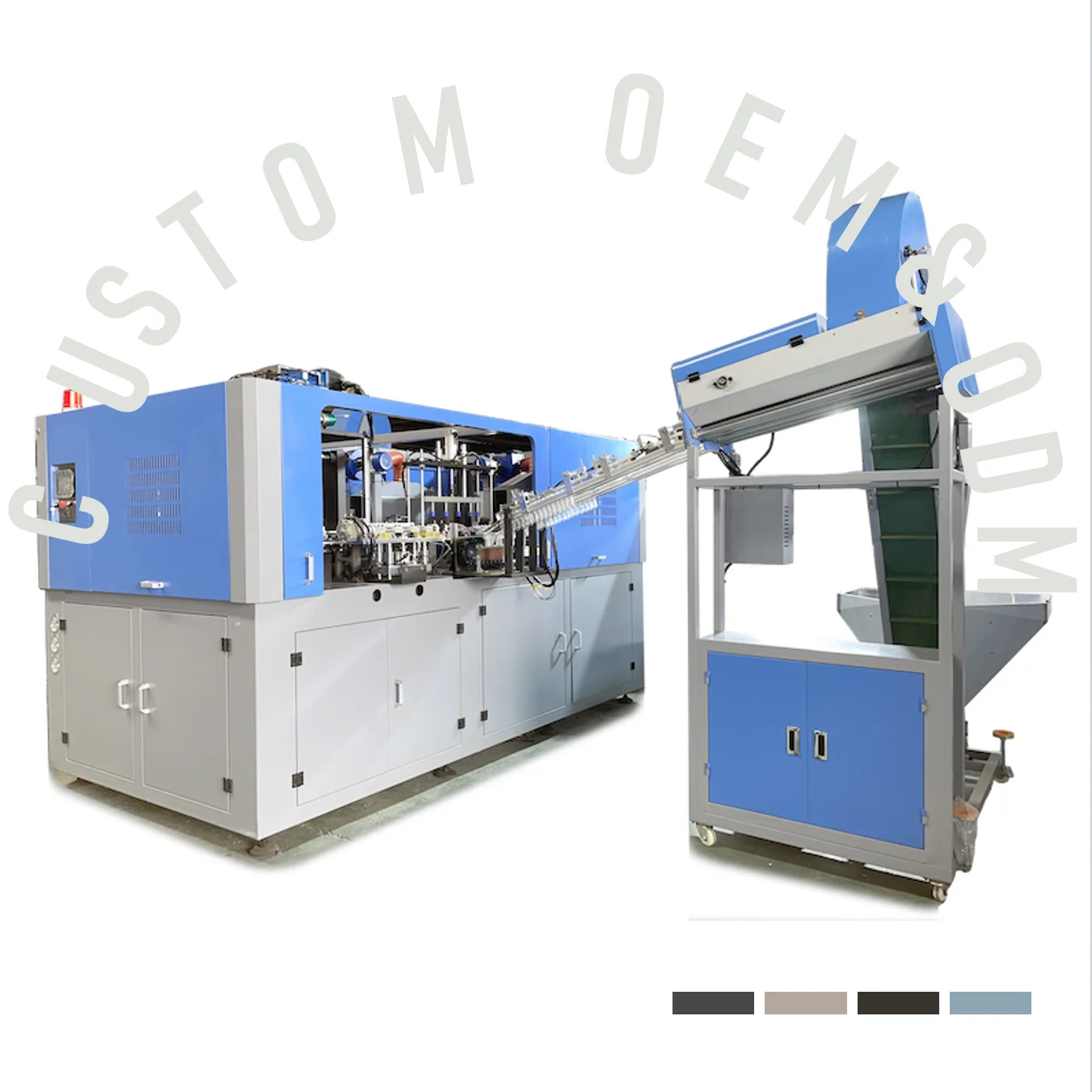 TURBO6-0.7L 10000BPH automatic bottle blow molding machine four servo control bottle blowing machine