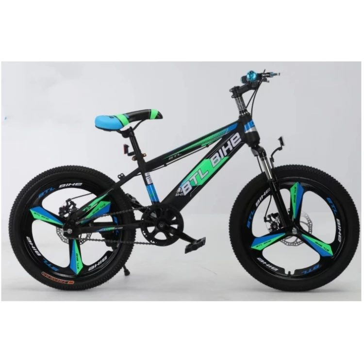 Alibaba 22 Inch Boys Mountain Bike High Quality 6-12 Yrs 18 20 22 Inch Carbon Steel Mountain Bike Disc Brake  Pedal Mountain Bicycle For Kids|