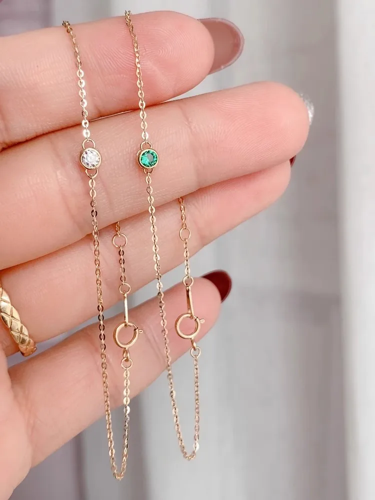 Dainty Gold Bracelets For Women – 14K Gold Plated Stackable Set, Delicate Dot & Snake Designs, Adjustable 6.3” + 1.5” Chain, Waterproof