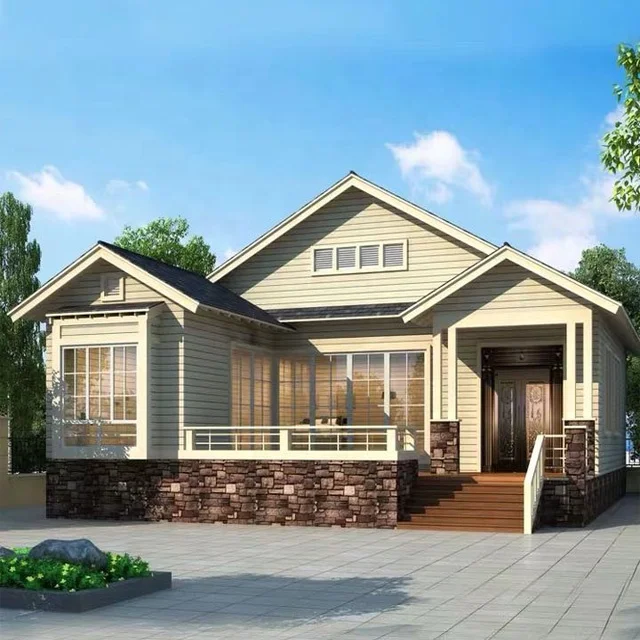 Китайская легкая стальная вилла на заказ лидер продаж сборный дом