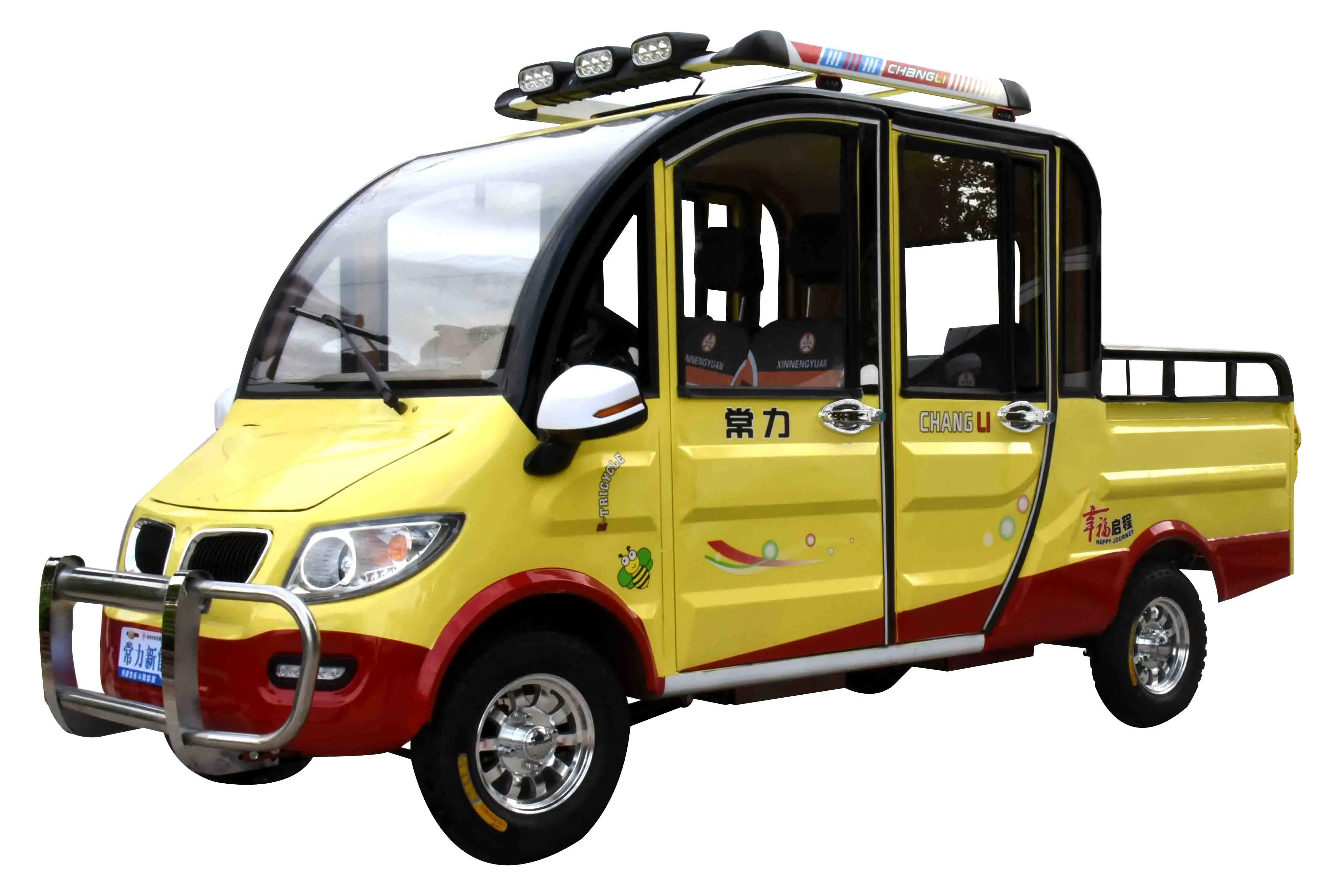 Changli высококачественные дешевые четырехколесные электрические автомобили, электрический грузовик для перевозки груза и взрослых