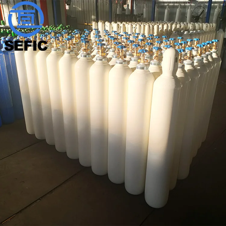 Seamless Steel Iso9809-3 Empty 20l 150bar With Cap and Valve Portable Oxygen Cylinder Price