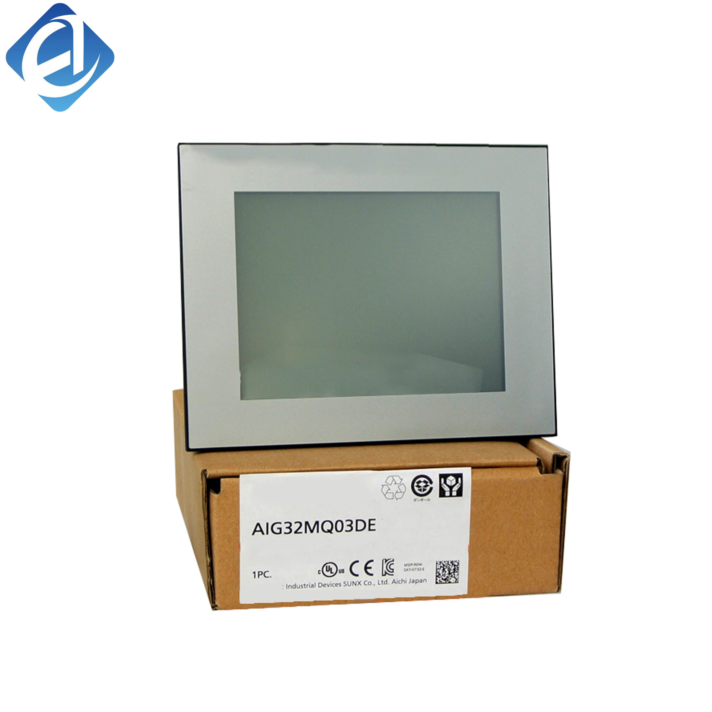 New Original AIG32MQ03DE HMI Touch Panel, AIG SeriesClear display, smooth touch control. Stable operation performance. Used for parameter setting and running monitoring of industrial control equipment.